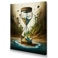 thumbnail image 2 of Designart "Hyperealistic Hour Glass IV" Surrealism landscape Canvas Wall Art, 2 of 5