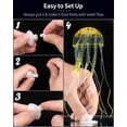 thumbnail image 5 of Adorno decorativo de medusas brillantes para acuario, 6 peceras JM, 5 of 5