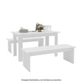 thumbnail image 2 of Comedor Mobi Madrid con 2 bancas color blanco, 2 of 4