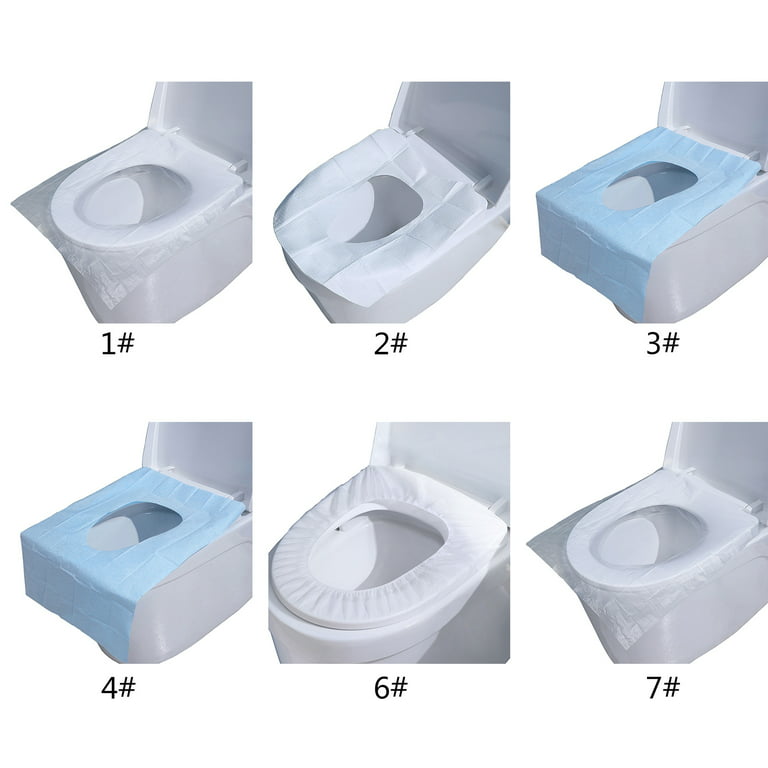 Disposable waterproof plastic toilet seat cover 10 pcs