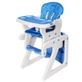 thumbnail image 1 of Trona de bebé 3 en 1, silla de comedor portátil, mesa de juegos convertible, asiento elevador, bandeja de comida para niños pequeños, 1 of 1
