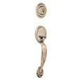 thumbnail image 2 of Kwikset Antique Brass Dakota Entry Handle Sets, 2 of 3