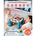 thumbnail image 2 of Space Themed Musical Activity Table for Babies 6 Months to 3 Years with Soft Glow Star Projector and 60 Plus Learning Sounds, 2 of 7