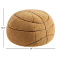 thumbnail image 5 of Room Revival Courtside Kids & Tween Bean Bag Chair, Basketball, 5 of 7