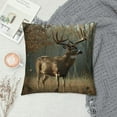 thumbnail image 2 of GOSMITH  Deer Grass Hunting Rustic Farmhouse Decorative Throw Pillow Cover Square Cushion Case for Home Sofa Couch Decoration, 2 of 5