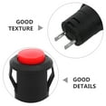 thumbnail image 3 of unbranded 12Ud Botón Pulsador Auto Rojo Para Uso Doméstico Con Iluminación LED Y Alta Durabilidad, 3 of 6