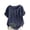 Linen Tops-A033Navy, variant on LEKWK Plus Size Womens Linen Blouse Lavender Flower Print Basic Tees Short Sleeve Cute Tops Side Button Crew Neck Garden Nature Outfits