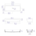 thumbnail image 5 of Alfi Brand Ab48Tr Bathroom Trough Sink, 48"", White, 5 of 5
