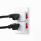 Cable Matters 3 Pack Grounded Outlet with ON Off Switch, Single Outlet ...