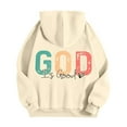 thumbnail image 3 of SIYUDAN Womens Hoodie Trust in the Lord Hoodies Oversized Graphic Hoodies For Women Hoodies For Women Pullover Fall Fashion For Women Trending Fashion, 3 of 3