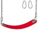 thumbnail image 3 of Swing Set Stuff Polymer Belt Swing (Red) with Chains and Hooks and SSS Logo Sticker, 3 of 3