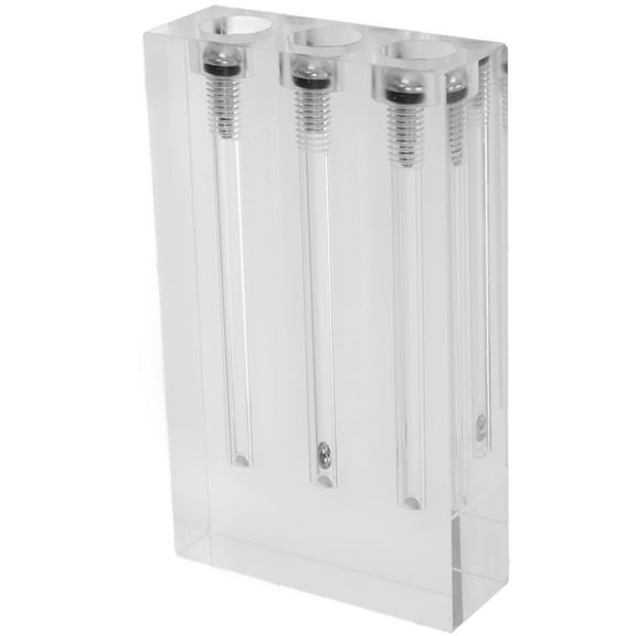 FRCOLOR  Engine Compression Tester Oil Wall-mounted Distributor Nine Grid Tire Chain Cars Transparent