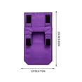 thumbnail image 2 of Hidden Pocket Travel Wallet with Belt Loop, Foldable Phone Id Card and Cash Organizer, Under Clothing Passport Money Pouch for Airport Commuting Business Trips and Daily Travel, Purple, 2 of 8