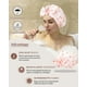 thumbnail image 4 of Gorro de ducha Luvruitaky de lujo, reutilizable, impermeable, para mujer, 4 of 9