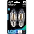 thumbnail image 2 of TGHTBA-BPETC60950CAFIL/2/RP 60W EQ LED Light Bulb E26, 2 Bulbs (Pack of 2), 2 of 4