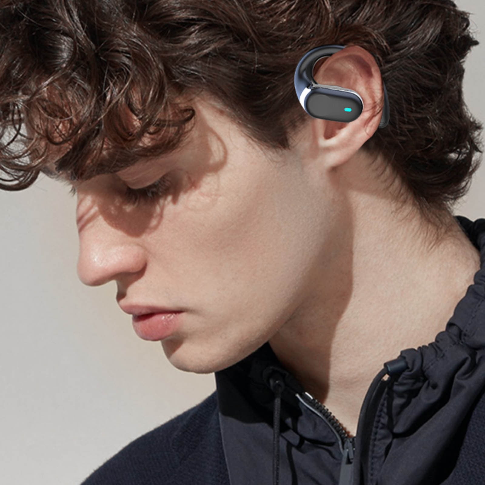 RLATCR Translation 144 Language Wireless Earbuds Bluetooth Headphones, Bluetooth 5.3 Stereo Over Ear Buds,Noise Cancelling Mic Waterproof Headset for Workout