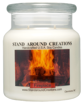 40hr COCOA VANILLA & CASHEW NUT Triple Scented Natural ORGANIC SOY JAR CANDLE 