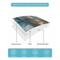 thumbnail image 5 of Turquoise Ombre Twin Size Down Alternative Comforter, Lightweight Comforter Quilt Bedding Set with Pillow Shams Brown Abstract Modern Gradient Retro Art All Seasons Bed Comforter Duvet Insert 68"x86", 5 of 7