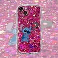thumbnail image 3 of Funda de teléfono de textura cremosa para Apple iPhone 13 15 Plus 14 Pro Max 12 Mini 11 7 8 SE XR X XS 6 6S cubierta de lujo Bling Cute Stitch, 3 of 5