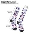 thumbnail image 2 of Fuzoiu music Skull record mike Print Adult Stockings,Crew Socks,Unisex Fashion Socks, Casual Sports Socks,Comfortable Crew Socks for Everyday Wear and Sports, 2 of 6
