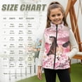 thumbnail image 7 of Pzuqiu Horse Girl Outerwear Vest Size 3 Fall Outfits Fashion Clothing Wind Proof Comfortable Zipper Winter Sleeveless Jacket with Pockets Personalized for Kids and Toddlers, 7 of 7