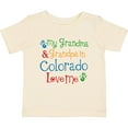 thumbnail image 3 of Inktastic Colorado Grandma Grandpa Love Me Boys or Girls Baby T-Shirt, 3 of 5