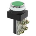 thumbnail image 1 of Verde Tapa Plana pulsador momentáneos ninguìn NC Interruptor de botón 250VAC 6 A Unique Bargains interruptores de pie para componentes electrónicos, 1 of 2