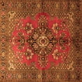 thumbnail image 1 of Ahgly Company Indoor Square Persian Orange Traditional Area Rugs, 5' Square, 1 of 1