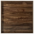 thumbnail image 5 of KINWELL Square Black Walnut Wood Serving Tray Ottoman Tray with Handles 30" x 30" x 2.4", 5 of 7