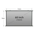 thumbnail image 1 of Wall-mounted Anti-light Projector Screen 16:9 Ratio Foldable, 1 of 7