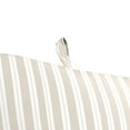 thumbnail image 2 of Jordan Manufacturing 74" x 22" Swain Sand and White Stripe Rectangular Outdoor Chaise Lounge Cushion with Ties and Hanger Loop, 2 of 9