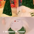 thumbnail image 5 of 1 ~ 5 uds LED brillante Gnomo lentejuelas muñeco sin rostro regalo decoraciones navideñas 2024 luz nocturna hogar adorno de árbol de Navidad Año Nuevo（2pc A4-Grey Red as picture, 5 of 5