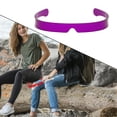 thumbnail image 4 of Gafas de sol sin montura en forma Mujeres Hombres Gafas Playa Deportes Púrpura jinwen Gafas de sol sin montura, 4 of 8