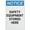 Warning Sign 1, variant on Notice Safety Data Sheets Aluminum Metal Tin Sign 8"x12" - Safety Restriction Alert Warning Plate, SDS Sign