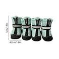 thumbnail image 3 of 4 Pcs Waterproof Dog Shoes with Reflective Straps, Breathable Non-Slip Boots for Large Dogs, Paw Protection for Daily Walking, 3 of 6