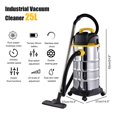 thumbnail image 2 of Heavy-Duty Wet and Dry Shop Vac, Multifunctional Vacuum & Blower with Attachments, for Workshop, Garage, Jobsite, Car Cleaning & Home Use 24.8x14.5In 25L, 2 of 9