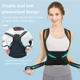thumbnail image 1 of Back Brace Posture Corrector Adjustable Support Improved Posture Unisex Correction Belt for Pain Relief, 1 of 8