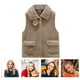 thumbnail image 5 of EeaseMX 1 chaleco de forro polar para mujer, sin mangas, para otoño e invierno, abrigo de piel sintética, 5 of 6