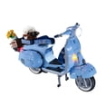 thumbnail image 2 of Kit de construcción de motocicleta con luces LED compatible con Lego Vespa 125 10298, modelo exhibible, decoración para el hogar y la oficina (solo juego de luces, no modo Lego), 2 of 14