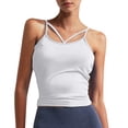thumbnail image 3 of Womens Camisole Tank Tops Summer Trendy Ai Quiz Map Interactive Learning Tool Enhanced Knowledge Retention Sleeveless Casual Basic Blouses Tank Shirt White L, 3 of 8