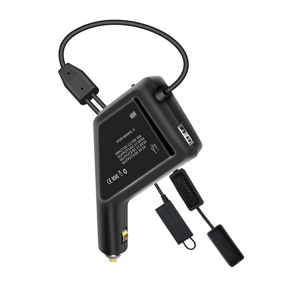 Sidaley Controlador de teléfono inteligente cargador de coche antideslizante adaptador de carga de batería de cuadricóptero reemplazo de Accesorios para drones aéreos