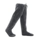 thumbnail image 3 of Calcetines altos y peludos por encima de la rodilla, mangas para las piernas, protección para las rodillas, calcetines para botas, gruesos y suaves para las piernas Gris oscuro, 3 of 9