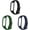 B-3Pack, variant on 3 Pack Watch Band Compatible with Xiaomi Mi Band 7,Silicone Replacement Band for Mi Band 6 Mi Band 5,Adjustable Strap Sport Wristband Bracelet for Women Men