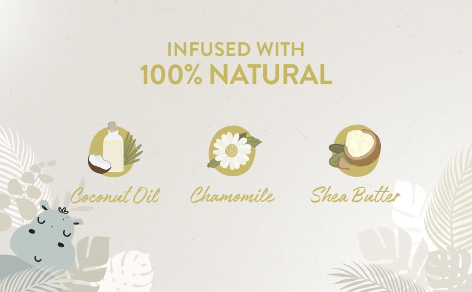 Suave Baby Head to Toe Body Wash with Coconut Oil, Chamomile & Shea Butter, 100% Natural, Tear Free, 13.5 oz