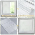 thumbnail image 3 of rabbitgoo Frosted Window Film Static Cling Decorative Glass Film UV Protection Window Privacy Film Non Adhesive Window Cling for Home, 17.5 x 157.4 inches, 3 of 10