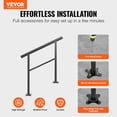 thumbnail image 2 of Pasamanos VEVOR para escaleras exteriores, escalera ajustable de aluminio, 2 of 9