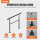 thumbnail image 2 of Pasamanos VEVOR para escaleras exteriores, escalera ajustable de aluminio, 2 of 9
