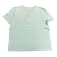 thumbnail image 2 of Rafaella Women's Soft 100% Cotton Jersey Short Sleeve V Neck Top (Atomizer, L), 2 of 3