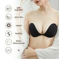 thumbnail image 5 of Push Up Invisible Bras,Adhesive Silicone Sticky Strapless Bra for Women Reusable Breast Lift B, 5 of 5