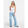 thumbnail image 2 of No Boundaries Baggy Flare Jeans, 32.5'' Inseam, Women's 00-18, 2 of 5